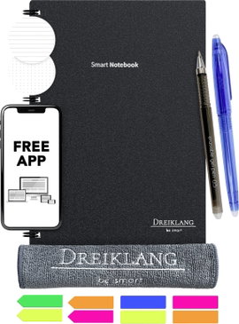 Újraírható okos jegyzettömb tervezővel DIN A5, Dreiklang be smart 4260029482058