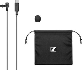 Sennheiser XS Lav USB-C Rátűzhető Mobiltelefon mikrofon Átviteli mód:Vezetékes