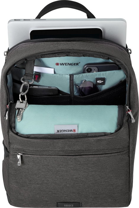 Wenger Notebook hátizsák MX Reload Alkalmas: Max.: 35,6 cm (14) Szürke 5. kép