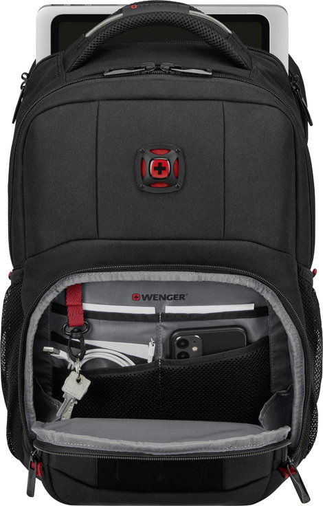 Wenger Notebook hátizsák PlayerMode Alkalmas: Max.: 39,6 cm (15,6) Fekete 4. kép