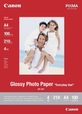 Canon Glossy Photo Paper GP-501 0775B001 Fénykép papír DIN A4 200 g/m² 100 lap Fényes