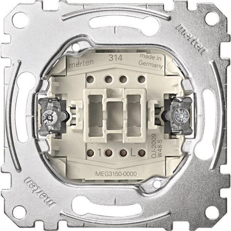 Merten Betét Gomb M rendszer, Lapos rendszer, Aquadesign MEG3150-0000