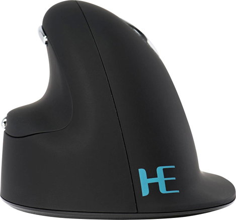R-GO Tools HE (RGOHELAWL) Ergonomikus egér Rádiójel vezérlésű Méret: L Optikai Fekete/ezüst 5 Gombok 4. kép