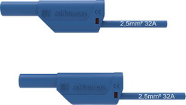 Schützinger VSFK 8500 / 2.5 / 50 / BL Biztonsági mérővezeték [4 mm-es dugó - 4 mm-es dugó] 50.00 cm 