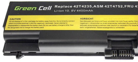 Green Cell Notebook akku GREENCELL 10.8 V 4400 mAh Lenovo 4. kép