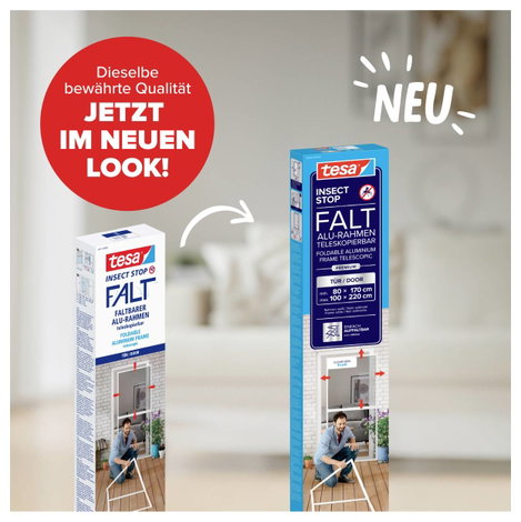 tesa FALT 55415-00000-00 Szúnyogháló ajtóra Fehér 1 db 2. kép