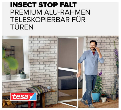 tesa FALT 55415-00000-00 Szúnyogháló ajtóra Fehér 1 db 3. kép