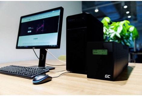Green Cell 900W Megszakításmentes tápegység 1500 VA 6. kép