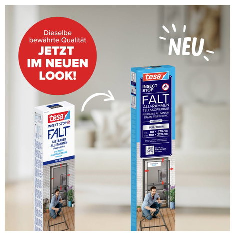 tesa FALT 55415-00001-00 Szúnyogháló ajtóra Antracit 1 db 2. kép