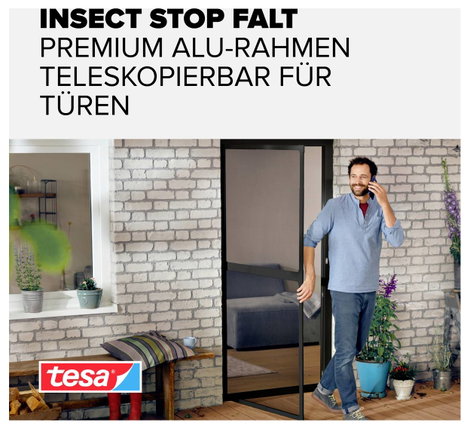 tesa FALT 55415-00001-00 Szúnyogháló ajtóra Antracit 1 db 3. kép