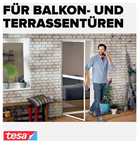 tesa 55419-00-00 Falt Légyfogó rács adapter készlet Alkalmas Tesa Tesa Fliegengitter 1 db 4. kép