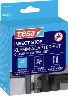 tesa 55419-01-00 Falt Légyfogó rács adapter készlet Alkalmas Tesa Tesa Fliegengitter 1 db