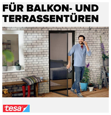 tesa 55419-01-00 Falt Légyfogó rács adapter készlet Alkalmas Tesa Tesa Fliegengitter 1 db 4. kép
