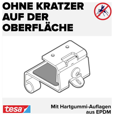 tesa 55419-01-00 Falt Légyfogó rács adapter készlet Alkalmas Tesa Tesa Fliegengitter 1 db 6. kép
