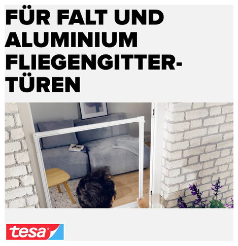tesa 55419-01-00 Falt Légyfogó rács adapter készlet Alkalmas Tesa Tesa Fliegengitter 1 db 7. kép