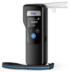 Dräger Alcotest 6000 Alkoholteszter Fekete 0.00 - 5.00 ‰ Riasztás, Kijelzővel