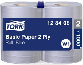 TORK 128408 Normál papír törlőkendő, tekercs kék W1 Mennyiség: 2000 db
