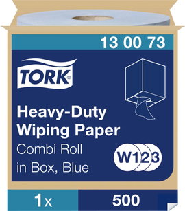 TORK 130073 Többcélú, rendkívül erős papírtörlőkék kék W1 / 2/3 Mennyiség: 500 db