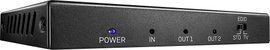 LINDY 2 Port HDMI 18G Splitter 2 port HDMI elosztó 3840 x 2160 pixel Fekete