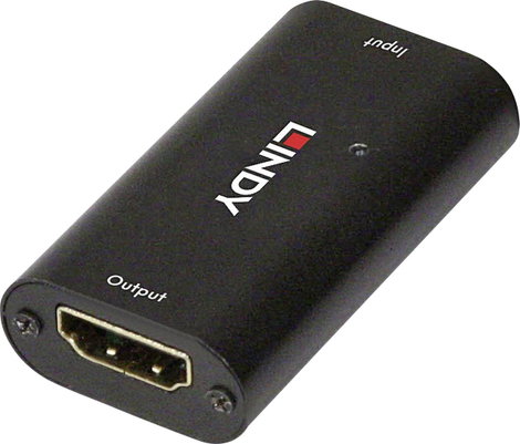 LINDY LINDY HDMI 2.0 18G UHD/HDR Repeater Ext. HDMI extender Jelkábelen keresztül 10 m