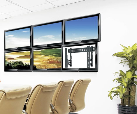 Reflecta PLANO Video Videowall fali tartó 94,0 cm (37) - 177,8 cm (70) 2. kép