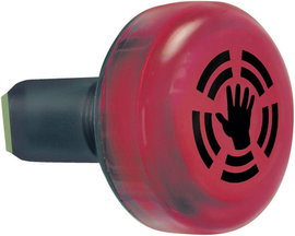 Werma Signaltechnik Kombi jeladó LED 450.100.55 Piros Tartós fény 24 V/DC 80 dB