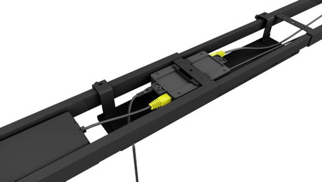 ICY BOX Íróasztal állvány ülő és álló munkához Elektromosan állítható magasság Magasság tartomány: 6 13. kép