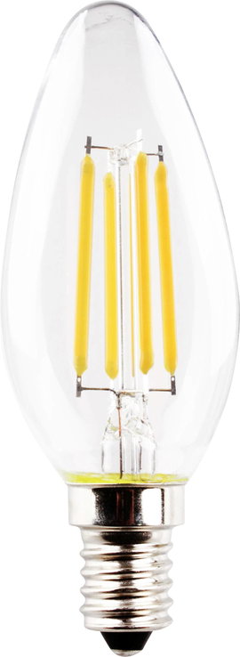 Müller-Licht 400396 LED EEK F (A - G) E14 Gyertya forma 4.9 W = 40 W Melegfehér 1 db