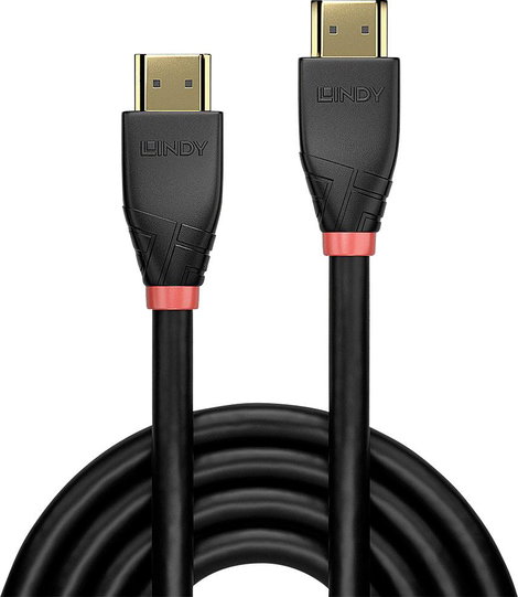 LINDY HDMI Csatlakozókábel HDMI-A dugó, HDMI-A dugó 10.00 m Fekete 41071 aranyozott érintkező HDMI k 2. kép