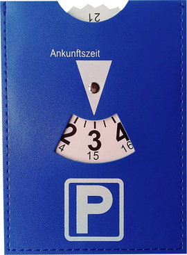 IWH 007416 Parkoló korong Alkalmas (autómárka): Universal 15 cm x 11 cm x 0.2 mm Műbőr