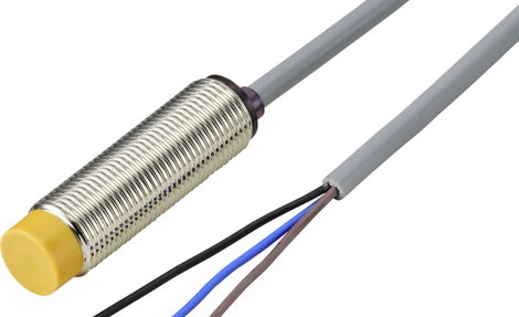 TRU COMPONENTS Induktív közelítés kapcsoló M12 Síkba nem építhető PNP TC-9393060