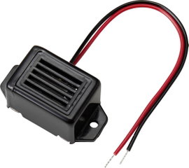 TRU COMPONENTS TC-9202080 Mini zümmer Zajkibocsátás: 75 dB Feszültség: 9 V Tartós hangjel 1 db
