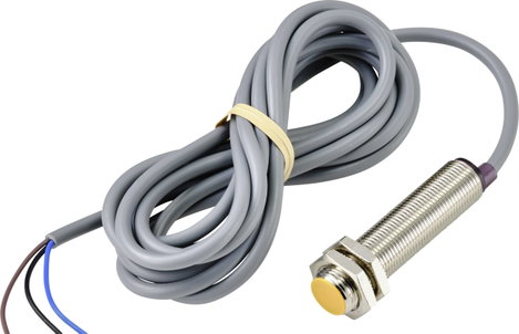 TRU COMPONENTS Induktív közelítés kapcsoló M12 Síkba építhető PNP TC-9393032 4. kép