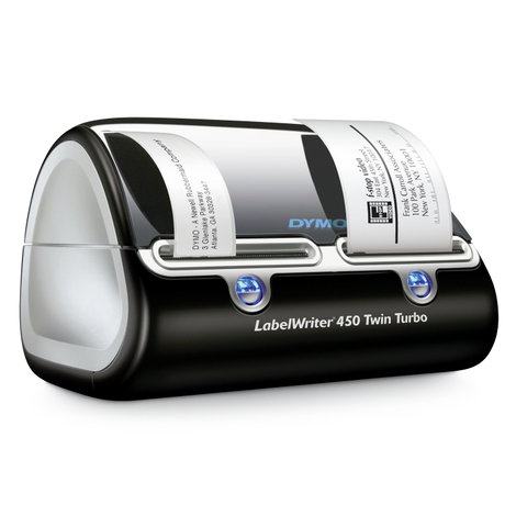 DYMO LabelWriter 450 Twin Turbo Címkenyomtató Termodirekt 300 x 600 dpi Etikett szélesség (max.): 56 3. kép