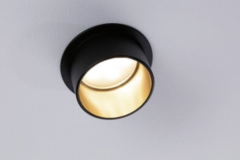 Paulmann 93379 Gil LED-es beépíthető lámpa LED Fixen beépített LED-es 18 W Fekete (matt), Arany 5. kép