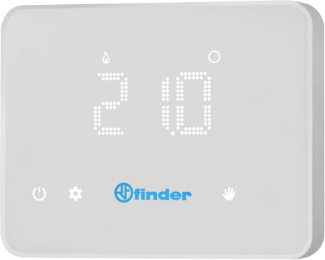 Finder 1C.91.9.003.0W07 1C.91.9.003.0W07 Helyiségtermosztát Falra szerelhető Heti program 1 db