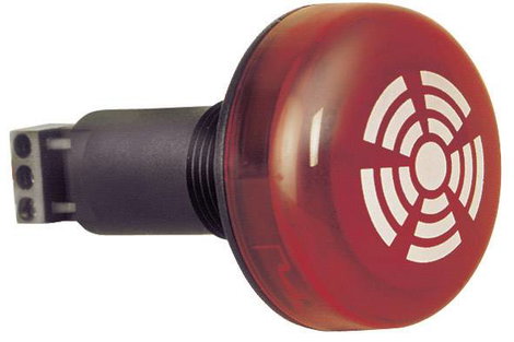 Werma Signaltechnik Kombi jeladó LED 150.100.68 Piros Tartós fény 230 V/AC 80 dB