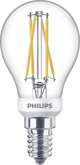 Philips Lighting 871951432417600 LED EEK D (A - G) E14 Csepp forma 2.5 W = 25 W Melegfehér (Ø x H) 4