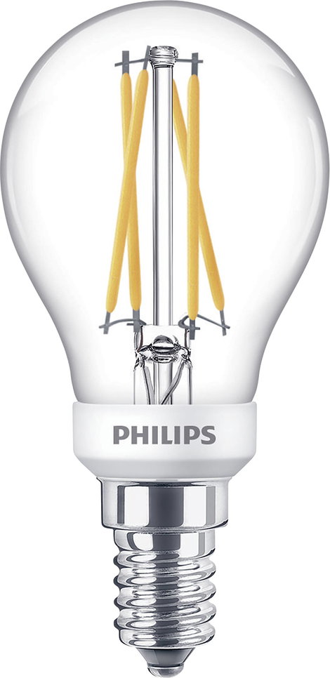 Philips Lighting 871951432417600 LED EEK D (A - G) E14 Csepp forma 2.5 W = 25 W Melegfehér (Ø x H) 4
