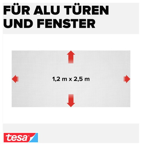 tesa 55442-00 Insect Stop Clear-View Ersatrolle Szúnyogháló tartalék tekercs Alkalmas Tesa Szúnyoghá 4. kép