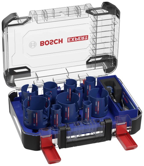 Bosch Accessories EXPERT Construction 2608900489 Lyukfűrész készlet 15 részes 20 mm, 22 mm, 25 mm, 3 2. kép