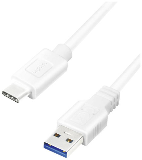 LogiLink USB kábel USB 3.2 Gen1 (USB 3.0 / USB 3.1 Gen1) USB-A dugó, USB-C® dugó 0.15 m CU0172