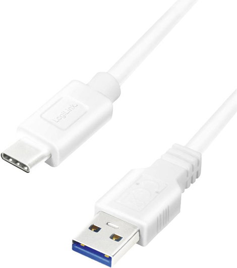 LogiLink USB kábel USB 3.2 Gen1 (USB 3.0 / USB 3.1 Gen1) USB-A dugó, USB-C® dugó 0.15 m CU0172 8. kép