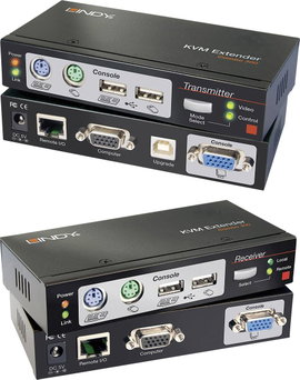 LINDY LINDY Cat.5 KVM Extender Combo 300 KVM extender RJ45 hálózati kábelen keresztül 300 m