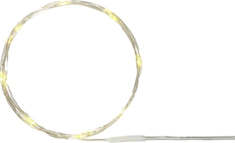 LED-es mini fényfüzér beltérre, elemes, 20 LED 2,2 m, Sygonix SY-4722046 4. kép