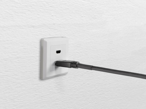 Renkforce RF-4724258 HDMI Átalakító [2x HDMI alj - 2x HDMI alj] Fehér aranyozott érintkező 2. kép