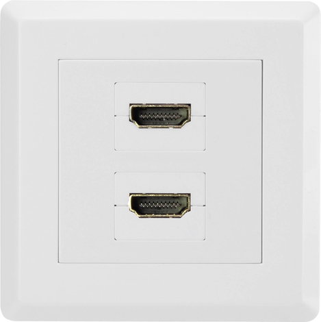 Renkforce RF-4724258 HDMI Átalakító [2x HDMI alj - 2x HDMI alj] Fehér aranyozott érintkező 3. kép