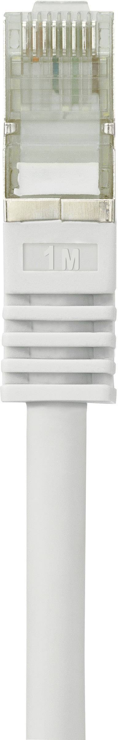 Renkforce RF-4724274 RJ45 Hálózati kábel, patchkábel CAT 5e F/UTP 1.00 m Szürke Védővel 1 db 4. kép