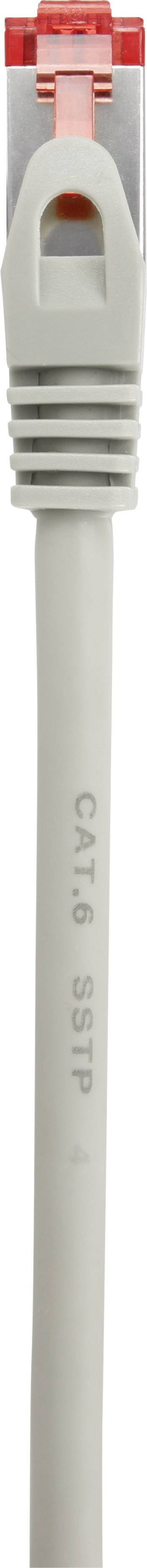 Renkforce RF-4724260 RJ45 Hálózati kábel, patchkábel CAT 6 S/FTP 15.00 m Szürke Védővel, aranyozott 3. kép