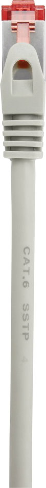 Renkforce RF-4724260 RJ45 Hálózati kábel, patchkábel CAT 6 S/FTP 15.00 m Szürke Védővel, aranyozott 3. bélyegkép